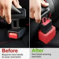 thumbnail image 6 of 2 Pack Seat Belt Buckle Holder, Easy Access to The Buckles of Rear Seats, Silicone Seat Belt Buckle Booster Suitable for Kids, 6 of 6