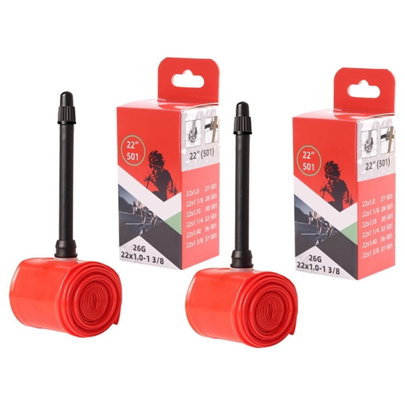 CENL 2PCS for TPU Inner Tube 22inches Bike for Presta Valve with Frame Adapter Light