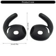 thumbnail image 3 of 1/5Pair Ear Tips For 4 4th Generation Earphones Earhook Earplugs Silicone Cover For Airpods4 AntiLost DustProof, 3 of 8