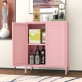 thumbnail image 2 of Bathroom Floor Cabinet,Storage Cabinet with Adjustable Shelf,Modern Freestanding Organizer,Farmhouse Buffet Sideboard,Accent Cabinets for Bathroom,Kitchen,Entryway, 2 of 7