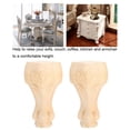 thumbnail image 4 of Pata de mesa de Madera ANGGREK 2PCS Madera de Caucho, 4 of 8