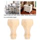 thumbnail image 5 of Pata De Madera Para Muebles, Material De Madera De Caucho, Pata De Mesa De Café De Sabor Clásico Grueso, Madera De Caucho Para Gabinete De TV, 5 of 8