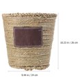 thumbnail image 2 of OUNONA Rattan Flowerpot Flower Vase Light Brown Durable Wine Cabinet 1Pack, 2 of 6