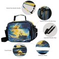 thumbnail image 4 of 6L Leakproof Lunch Tote with Thermal Lining Lunch Bag Picnic Cooler Bag Starry Sky Watercolor Painting, 4 of 9