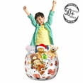 thumbnail image 3 of Insects Storage Toy Bag Chair, Funny Pattern of Wombs Ladybugs and Beetles, Stuffed Animal Organizer Washable Bag, Small Size, Burnt Sienna Dark Blue, by Ambesonne, 3 of 3