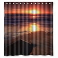 thumbnail image 1 of ABPHQTO Atractiva Cortina de Ducha SunriseStyle Cortina de Ducha Impermeable 160x180 cm, 1 of 2