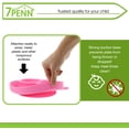 thumbnail image 5 of 7Penn Monkey Silicone Baby Plate with Suction Base Toddler Plate Feeding Tray, 5 of 7