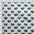 thumbnail image 3 of oneOone Cotton Poplin Fabric Fish Block Print Fabric By Yard 56 Inch Wide, 3 of 4