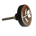 thumbnail image 4 of Set Of Six Tulip Flower Printed MOP Wooden Cabinet Knobs by Perilla Home, 4 of 9