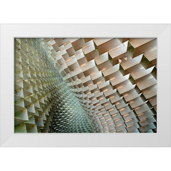 Wride, Linda 32x23 White Modern Wood Framed Museum Art Print Titled - Serpentine