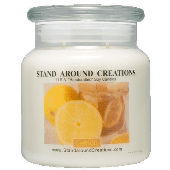 LEMON APOTHECARY 16-OZ. ALL NATURAL SOY CANDLE
