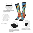thumbnail image 3 of Vsdgher Colorful Giraffes with Drinks Knee Socks, High Socks Long Stretchy Sock Women Knee High Stocking, Long Socks for Women, 3 of 6