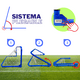 thumbnail image 2 of Portería de Futbol Plegable, Portería de Futbol Enersport Entrenamiento 96x60 cm, 2 of 4
