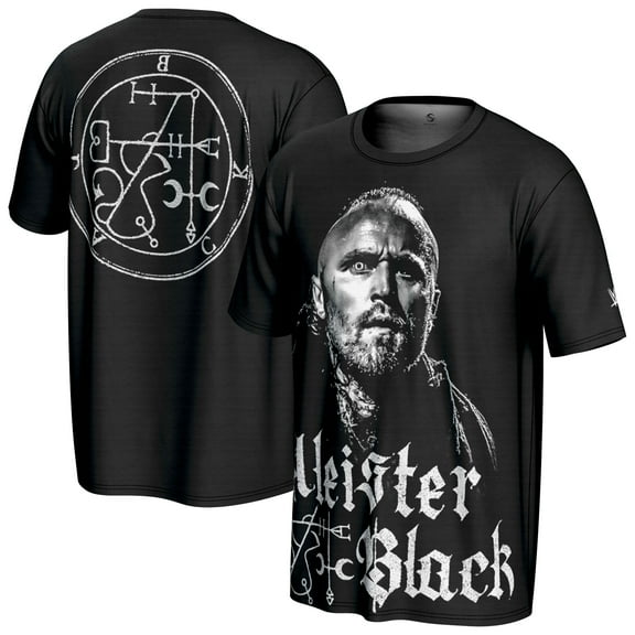 Men's ProSphere Black Aleister Black Superstar T-Shirt