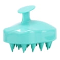 thumbnail image 1 of Cepillo masajeador de cuero cabelludo de silicona verde para una experiencia de lavado del cabello vigorizante, 1 of 8