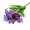 Purple, variant on HEVIRGO Lovely Artificial Mini Lily Flower Bouquet Home Wedding Decor 24 Flowers on 1 Piece, Yellow