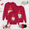 thumbnail image 6 of Fiaer Matching Family Merry Christmas Sweatshirts Funny Graphic Crew Neck Pullover Long Sleeve Loose Fit Casual Trendy Xmas Tops Women XL, 6 of 7