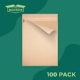 thumbnail image 3 of The Boxery Eco-Friendly Kraft Cardboard Padded Envelopes, 8.875" x 11.25" (100 Pack) Self Seal with Tear Strip, Curbside Recyclable, 3/32” Flute Paper Padding, 3 of 6