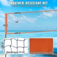 SKYSHALO 14x14ft Four Square Volleyball Net Set, 4Way Steel Poles