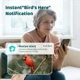 thumbnail image 2 of Birdfy Smart Bird Feeder Camera for Wild Bird Watching & Recording – Wall & Pole Mount Compatible, Cyan, 2 of 7