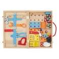 thumbnail image 2 of Jouets Éducatifs pour Enfants, Boîte à Outils en Bois Jouets Boîte à Outils en Bois Performance Fiable, 2 of 8