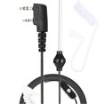 thumbnail image 4 of 2-pin earphone headset ear hook K headphones for 2-way radio walkie talkie (black), 4 of 5
