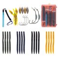 thumbnail image 1 of "Kit Completo de 27 Accesorios para Pesca T0561 – Incluye Señuelos, Herramientas y Caja de Almacenamiento Transparente, Ideal para Regalo de Pescadores.", 1 of 6