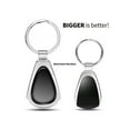 thumbnail image 5 of iPick Image for Cadillac Crest Logo Black Dome Chrome Metal Teardrop Key Chain, Official Licensed, 5 of 7