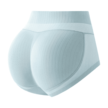 Fulorrnie Underwear for Women Breathable Cheeky Tummy Control Seamless Panty Cute High Waist Elastic Comfort Panties  Blue  M