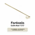 thumbnail image 2 of Achim Fantasia 7/16" Cafe Rod, 3/4" Projection 48"-86", Brass, 2 of 5