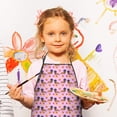 thumbnail image 3 of Pink Dachshund Chips Kids Aprons for Girls and Boys,Adjustable Neck Strap Toddler Aprons for Kids Cooking Baking, 3 of 7