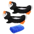 thumbnail image 2 of Cubiertas para cuchillas de patín sobre hielo, Protector de cuchilla para patín, funda protectora para cuchilla de patinaje Pingüino Azul Oscuro Zulema Fundas para patines, 2 of 8
