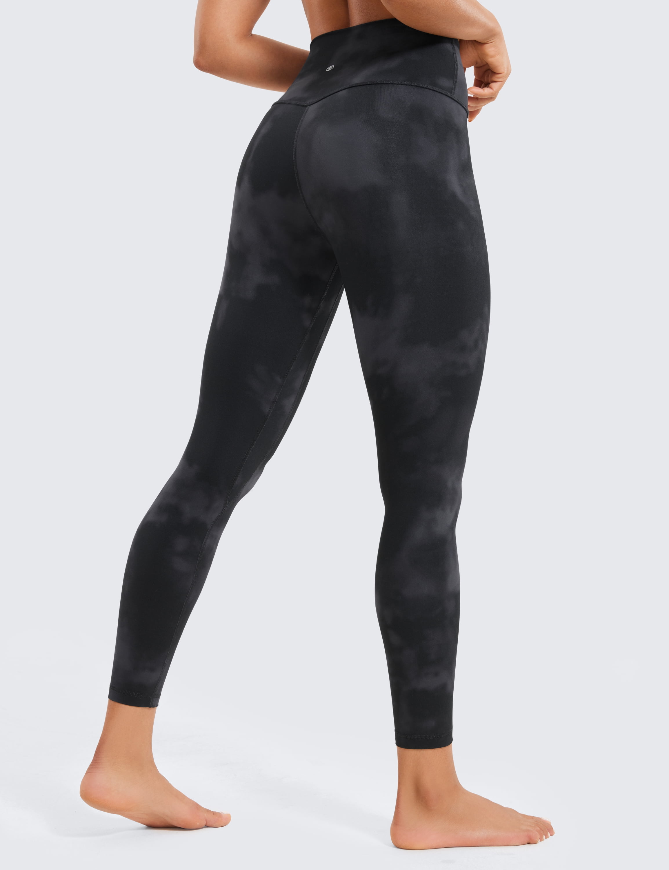 CRZ YOGA Womens Brushed Naked Feeling Workout Leggings 25 Inches High Waist