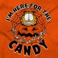 thumbnail image 2 of Garfield Halloween Here For Candy Baby Romper Boys or Girls, 2 of 6