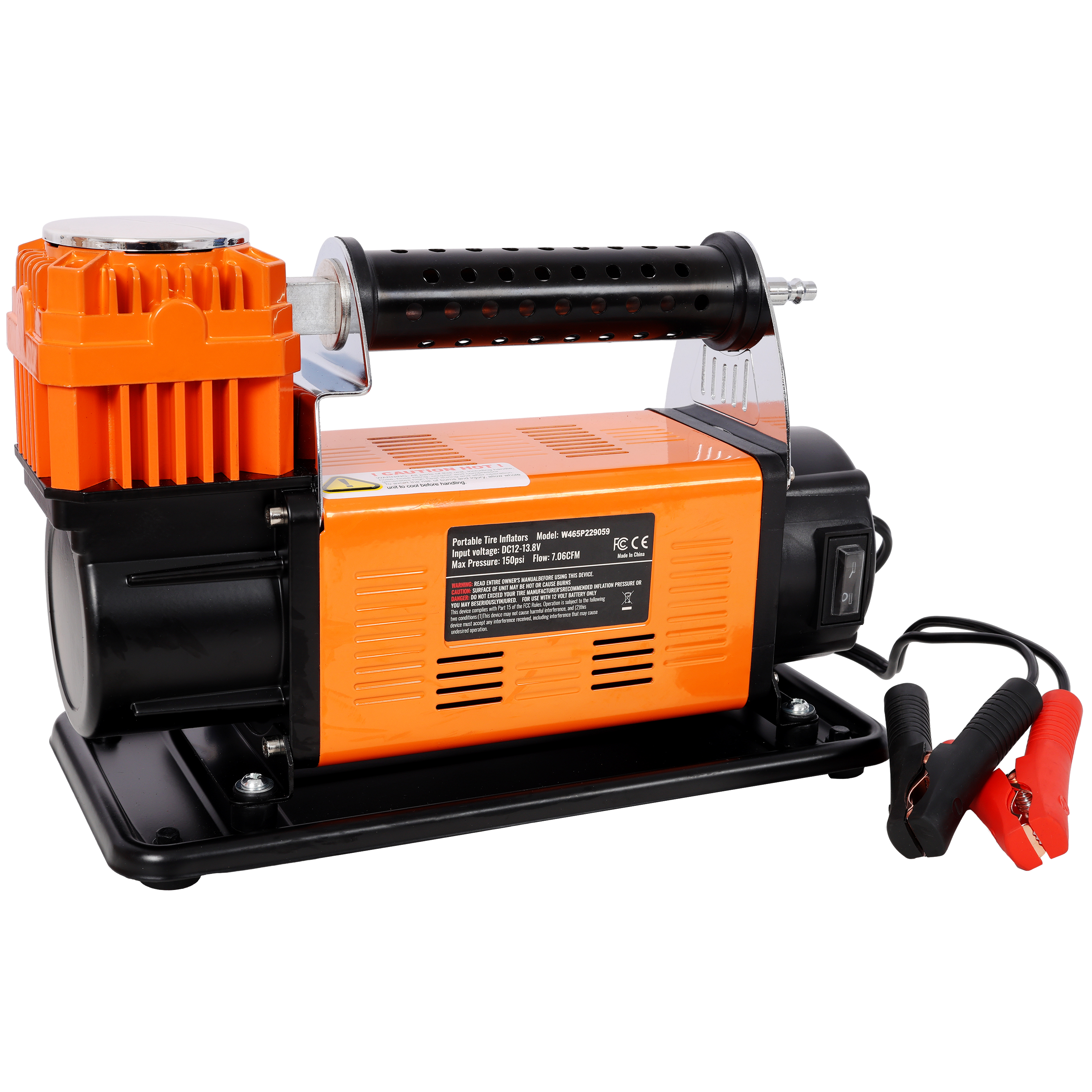 12V Heavy Duty Air Compressor, 150 PSI for Cars & Trucks