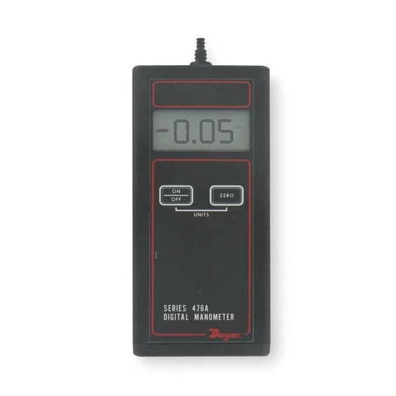 Dwyer Instruments Digital manometer, range -20 to 20" w.c. 476A-0