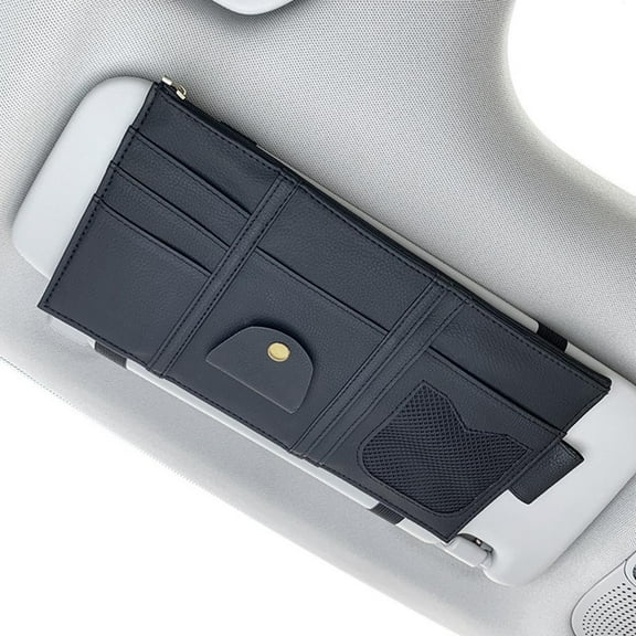 Mepaouo Car Sun Visor Extender Organizer Sunglasses Holders Auto Interior Accessories Storage Bag