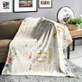 thumbnail image 5 of 40th Wedding Anniversary Blanket - 40 Years of Marriage Gifts for Couple, Best 40th Anniversary Wedding Gifts for Parents Friends Grandparents - Ruby Anniversary Decorations Throw Blanket Present, 5 of 7