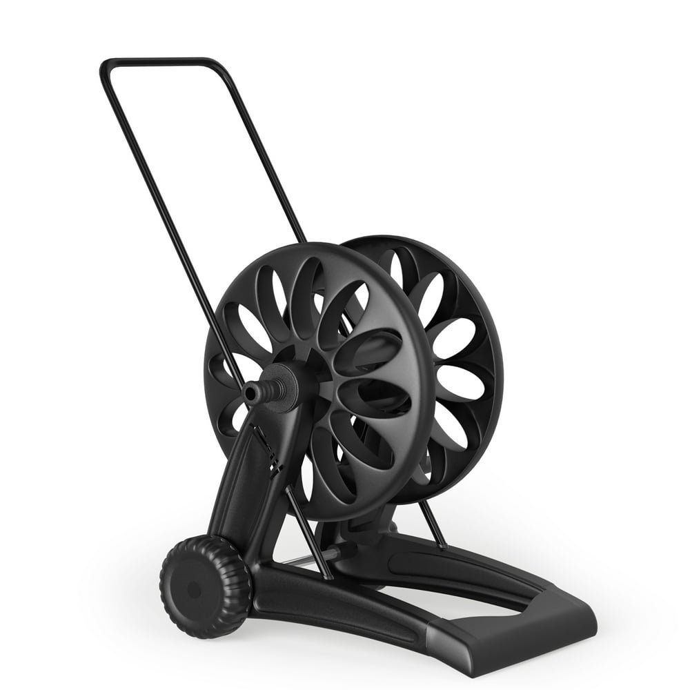Costway Garden Hose Reel Cart w/Wheels Holds 164ft of 1/2'' Hose or