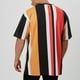 thumbnail image 3 of Camisetas de Manga Corta de los Hombres Casual Raya Cuello Redondo, Camiseta Ligera de Poliéster para Regalos Al Aire Libre, Viajes Y Familia, 3 of 6