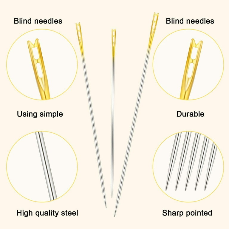 Self-threading Sewing Needles Set of 6 Needle Size 5 9 for Easy