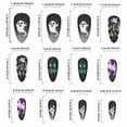 thumbnail image 4 of 24Pcs Ghost Castle Wearable Nail Art, Removable Halloween Press On Nails with Castle and Ghost Design, Reusable Fake Nail Tips with Jelly Glue for Women, DIY Festive Party Manicure Set for Halloween, 4 of 6
