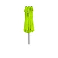 thumbnail image 3 of Polytrends Johnn 15-foot Double-Sided Outdoor Offset Patio Twin Umbrella Lime 15', 3 of 5
