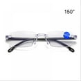 thumbnail image 4 of Rimless Clear Reading Glasses Blue Light Blocking Readers for Men and Women Unisex Eyewear Far Near Dual-Use Lightweight Fashion Eyeglasses, 4 of 8