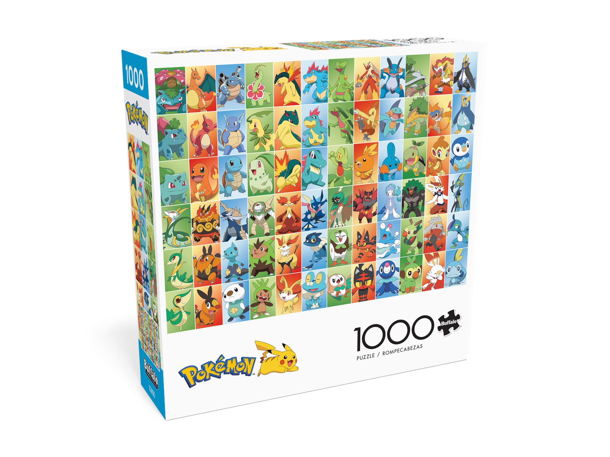 Buffalo Games 1000 Piece Pokemon First Partners Squares Jigsaw