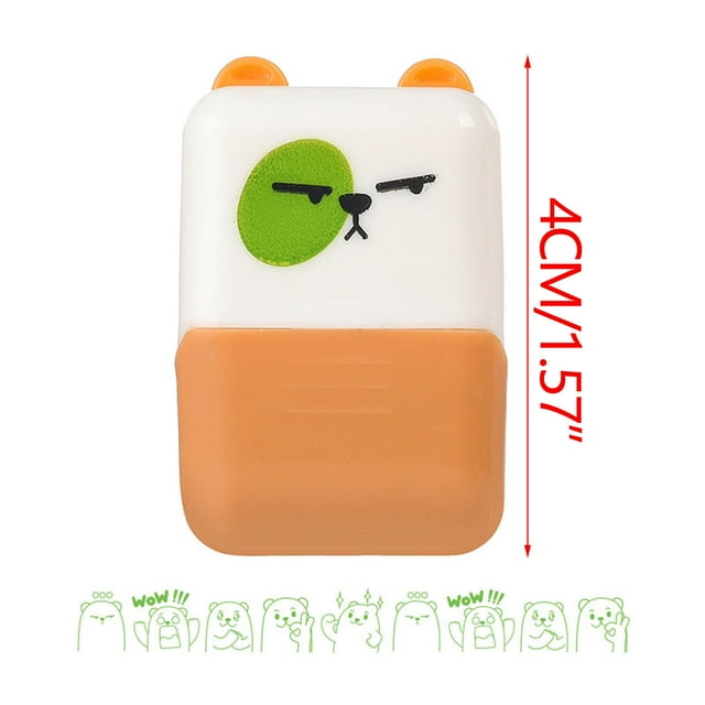 Decorative Rolling Stamp for Student Supplies and DIY Crafting with Replaceable Ink Pad