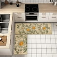 thumbnail image 2 of Spring Kitchen Rug Set of 2, Non-Slip Absorbent Door Mats Seasonal Daisy Decorative Kitchen Floor Mat 17x29 and 17x47 Inch DM143, 2 of 6