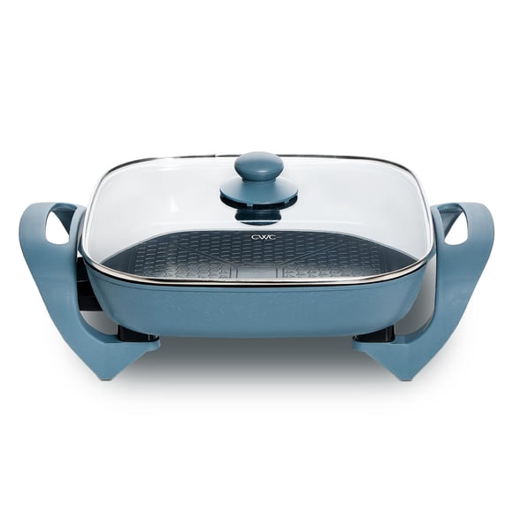 COOK WITH COLOR Electric Skillet - 12" x 12" Cera