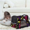 thumbnail image 7 of Grape Sherpa Pet Bag - Durable 900D Oxford Cloth Fabric, 17x10x11.8 in, Nylon Webbing, Airline Approved Dog Carrier - Comfortable and Stylish Travel, 7 of 7