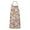 Beige Floral And, variant on Black Arrow Pattern Apron-Garden Aprons for Women with Pockets-Cotton Linen Waterproof Kitchen Cooking Gardening Aprons Adjustable for Kitchen,Cooking,BBQ and Salon 33x27 Inch